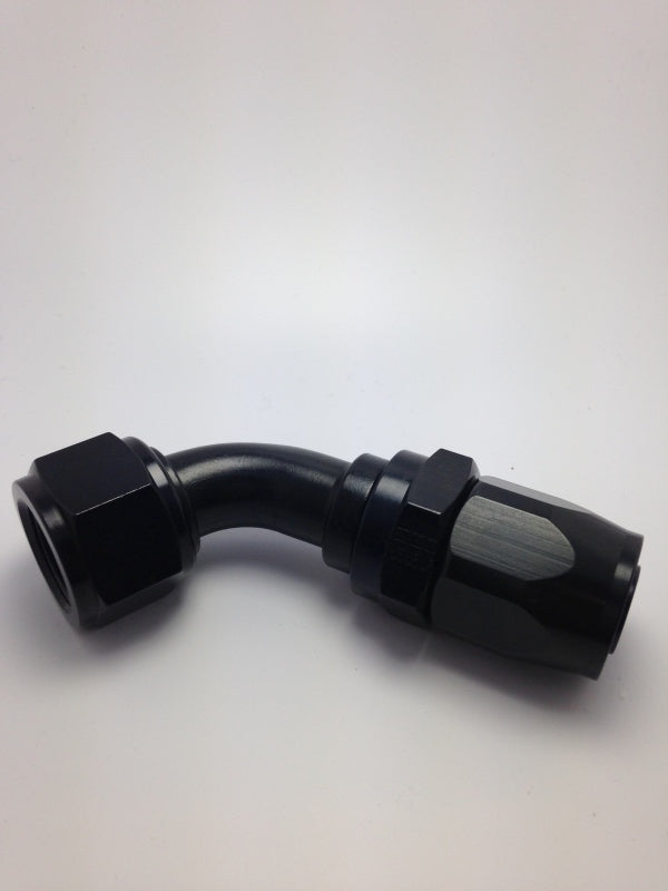 Fragola -10AN Nut x -12AN Hose Reducing Hose End 60 Degree - Black Fittings Fragola
