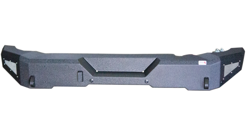 Fishbone Offroad 2021+ Ford Bronco Rear Bumper - Black Bumpers - Steel Fishbone Offroad