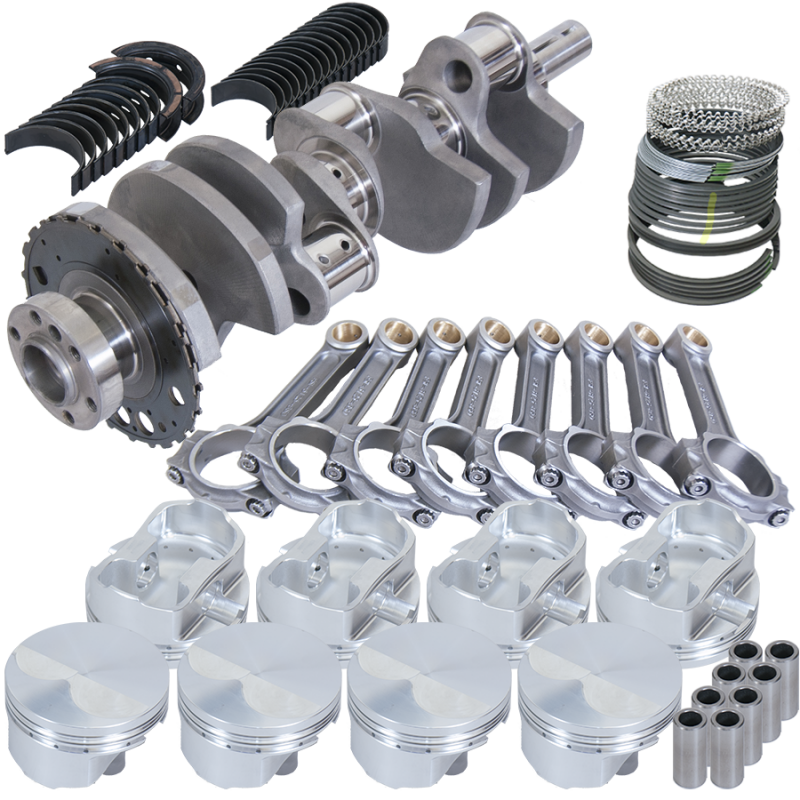 Eagle Chevy LS2 4.000in Crank 24 Tth Reluctor 6.125in I-Beam Rods 4.030in Pistons Rotating Assembly Rotating Assemblies Eagle