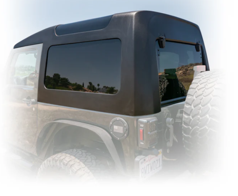 Turn Offroad 2007-2018 Jeep JK 2 Door Safari Style Hardtop Hard Top Accessories TURN Offroad