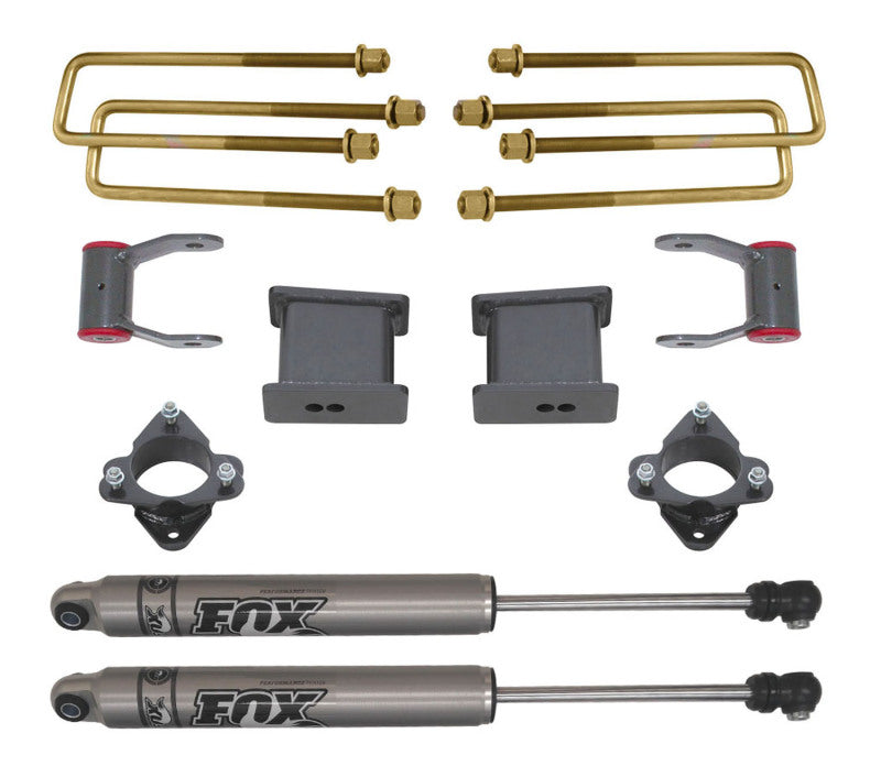 MaxTrac 16-18 GM C1500 2WD w/Stamped Steel/Alum. Susp. 4in Rear Lift Kit Lift Kits Maxtrac