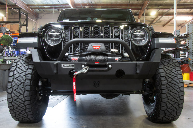 ICON 2018+ Jeep Wrangler JL / 2020+ JT Front Impact Bumper Mid Width Wings Bumpers - Steel ICON