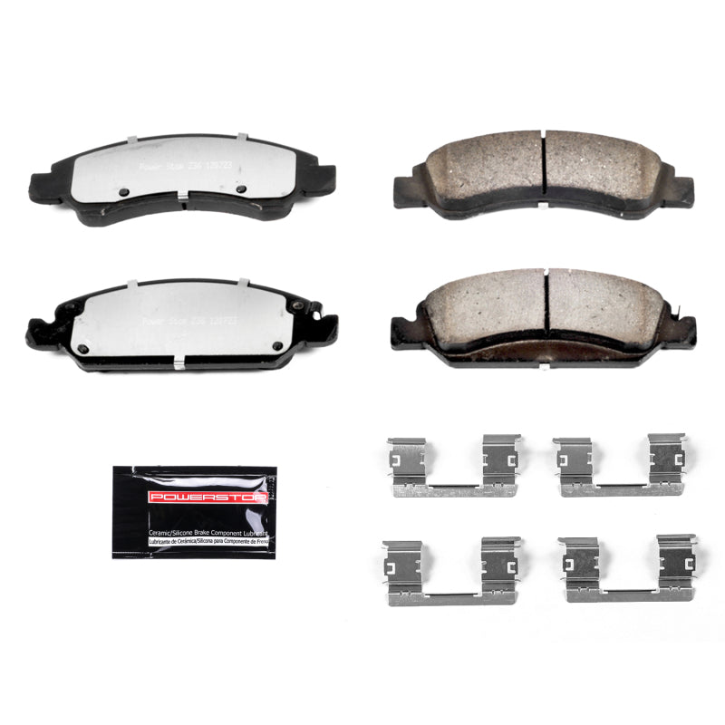 Power Stop 06-18 Chevrolet Silverado 1500 Front Z36 Truck & Tow Brake Pads w/Hardware Brake Pads - Performance PowerStop
