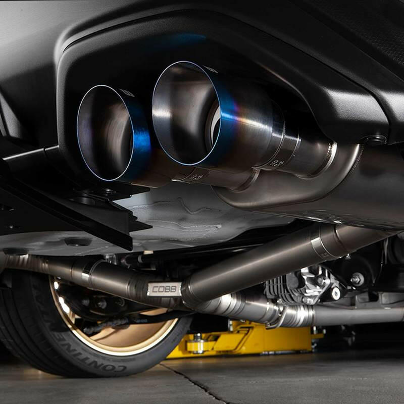 Cobb 22-24 Subaru WRX Titanium Catback Exhaust (Incl. Burnt Ti Tips) Catback COBB