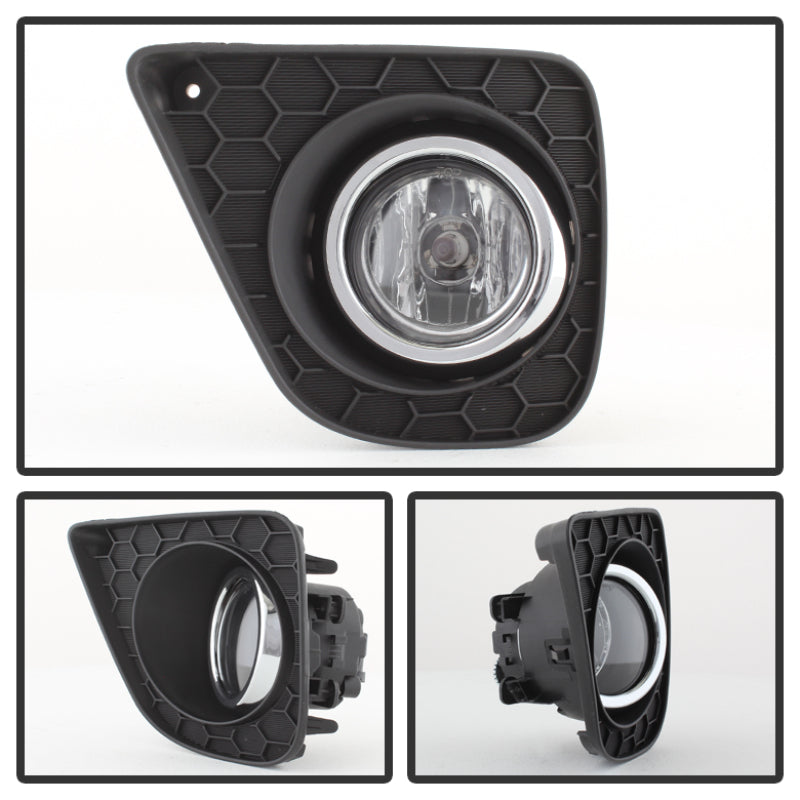 Spyder Honda Accord 2013-2015 2Dr OEM Fog Lights W/Switch- Clear FL-HA2013-2D-C Fog Lights SPYDER