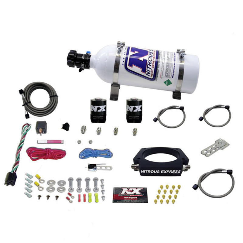 Nitrous Express GM LS 102mm Nitrous Plate Kit (50-400HP) w/5lb Bottle Nitrous Systems Nitrous Express
