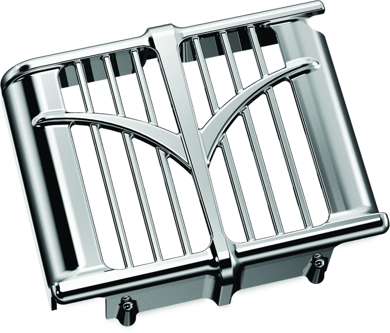 Kuryakyn Oil Cooler Cover 14-23 Indian Models Chrome Other Body Components Kuryakyn