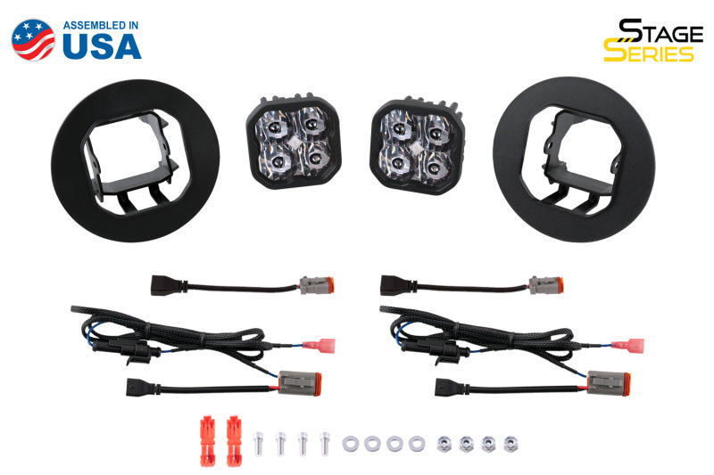Diode Dynamics SS3 Max Type GM-5 Kit ABL - White SAE Fog Light Accessories and Wiring Diode Dynamics