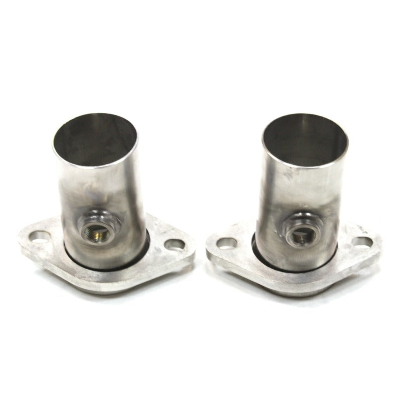JBA 2.5in 304 Series Stainless Steel 2 Bolt Starter Tubes w/O2 sensor bungs Exhaust Adapters JBA