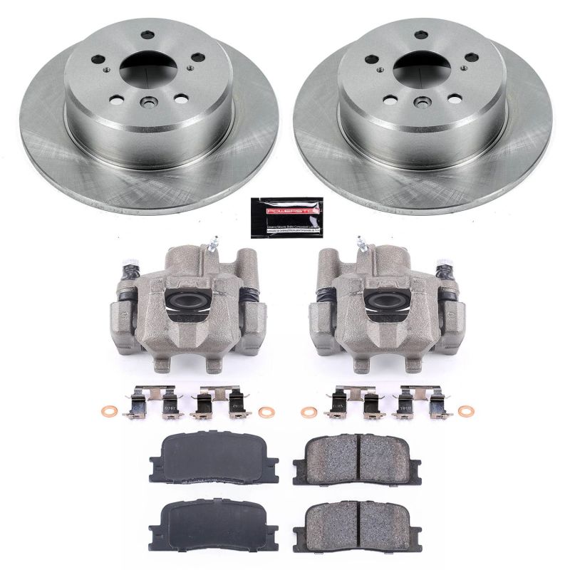 Power Stop 01-03 Toyota High Lander Rear Autospecialty Brake Kit w/Calipers Brake Kits - OE PowerStop