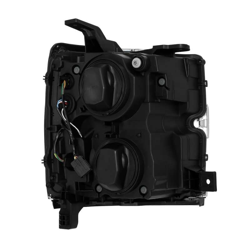 AlphaRex 15-18 Chevy 2500HD NOVA LED Proj Headlights Plank Style Black w/Activ Light/Seq Signal/DRL Headlights AlphaRex