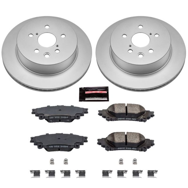 Power Stop 14-15 Lexus IS250 Rear Z17 Evolution Geomet Coated Brake Kit (US & Canadian Models Only) Brake Kits - Performance Blank PowerStop
