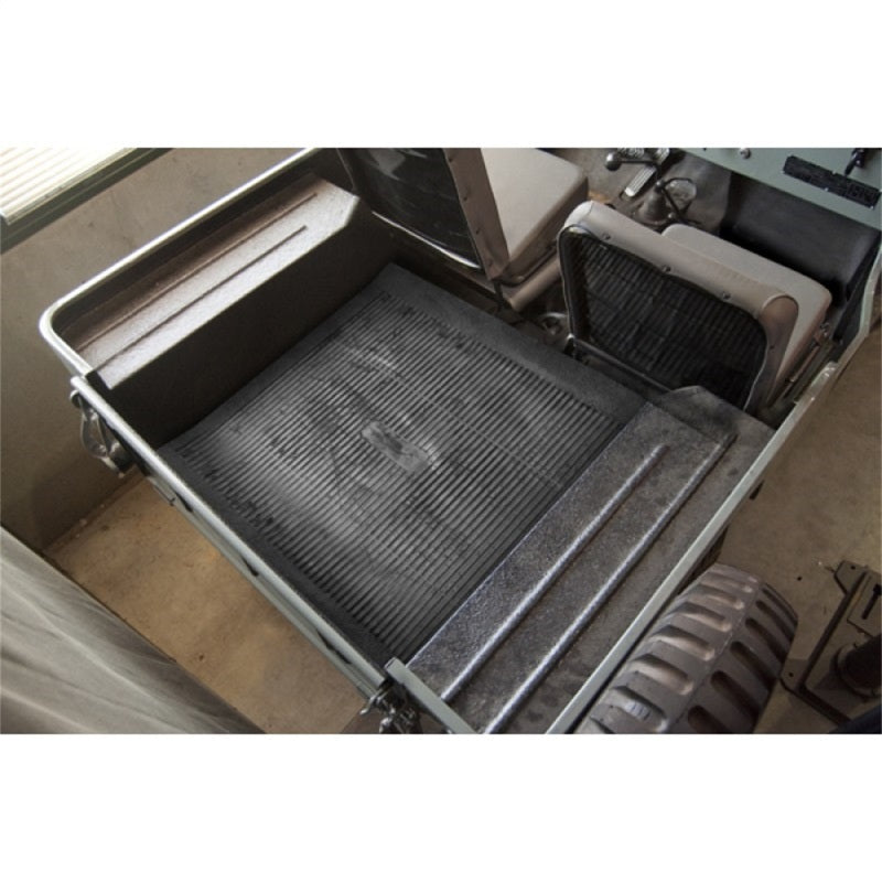Rugged Ridge Floor Liner Cargo Black 1946-1981 Willys UNIVERSAL / Truck / Station Wagon Floor Mats - Rubber Rugged Ridge