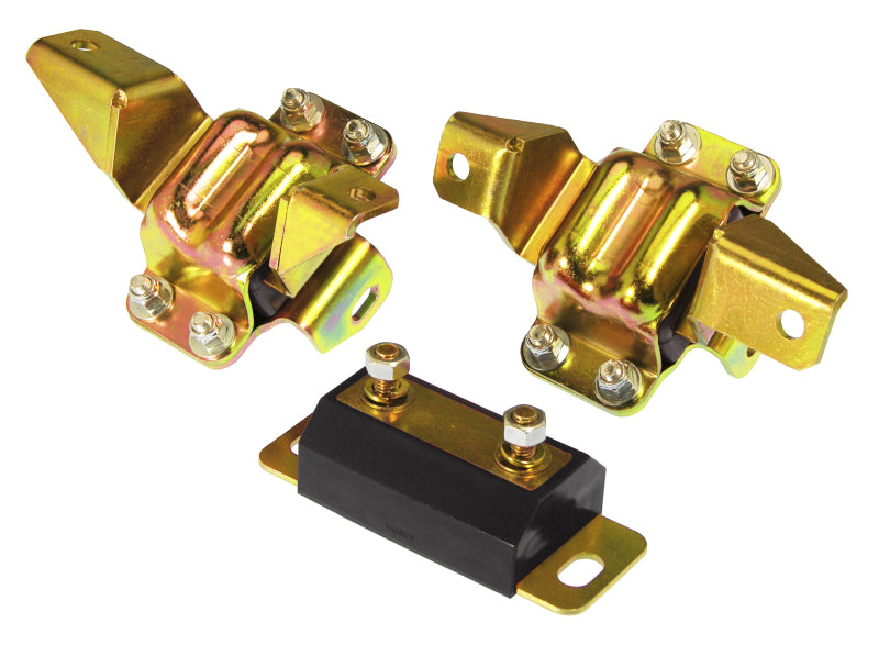 Prothane Ford Motor & Trans Mount Kit - Black Bushing Kits Prothane