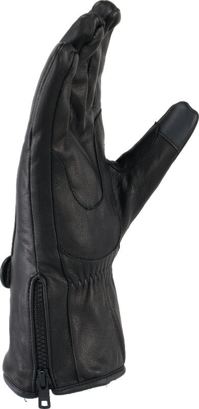 Kuryakyn Leather By River Road Taos Cold Weather Gloves Black - Small Gloves Kuryakyn