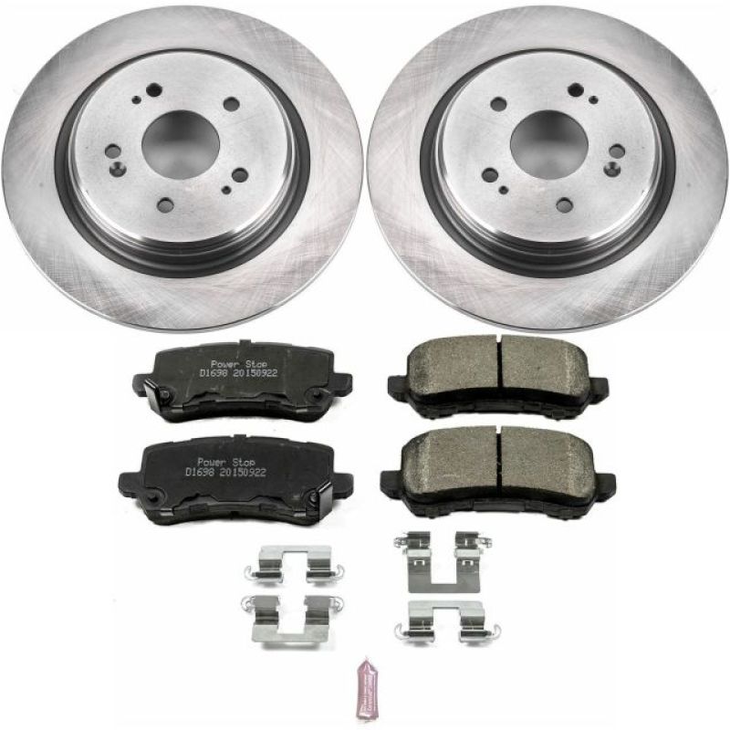 Power Stop 15-19 Acura TLX Rear Autospecialty Brake Kit Brake Kits - OE PowerStop