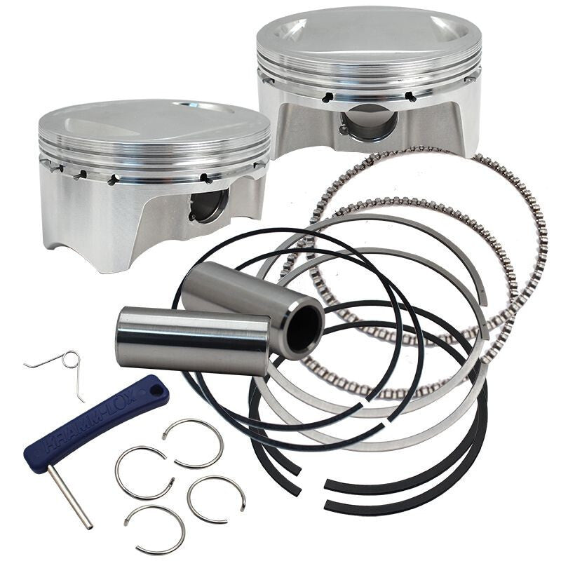S&S Cycle 2007+ BT 3.937in x 4-3/8in Piston Set Piston Sets - Powersports S&S Cycle