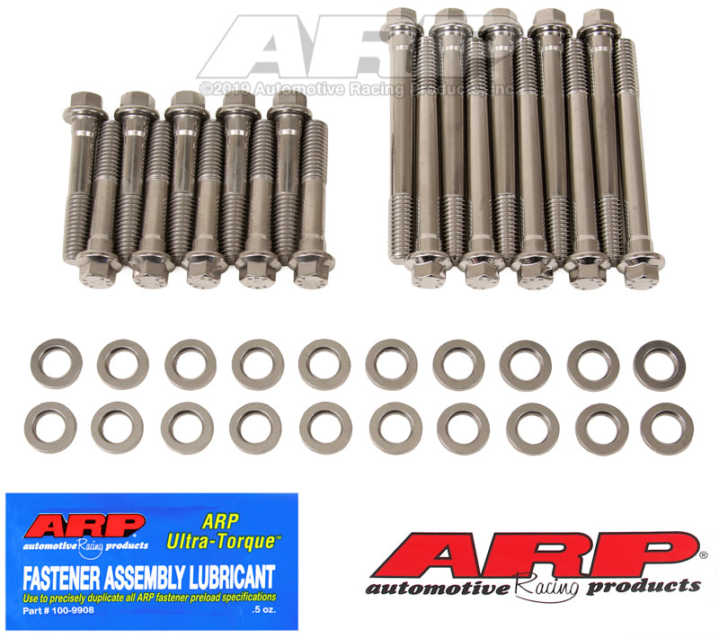 ARP SB Ford 289-302 SS Hex Head Bolt Kit Head Stud & Bolt Kits ARP