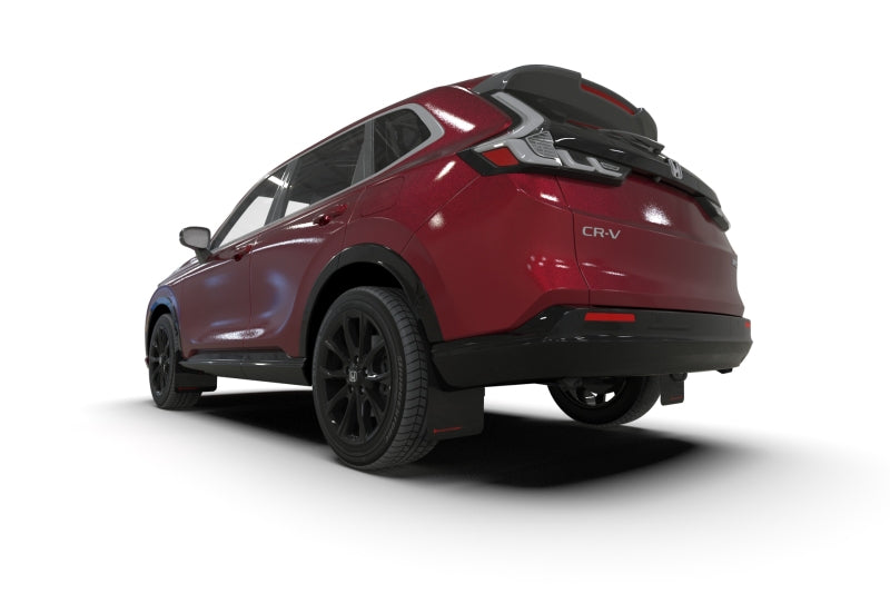 Rally Armor 23-26 Honda CR-V Black Mud Flap - White Logo Mud Flaps Rally Armor