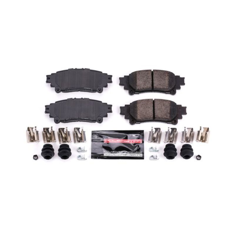 Power Stop 10-15 Lexus RX350 Rear Z23 Evolution Sport Brake Pads w/Hardware Brake Pads - Performance PowerStop