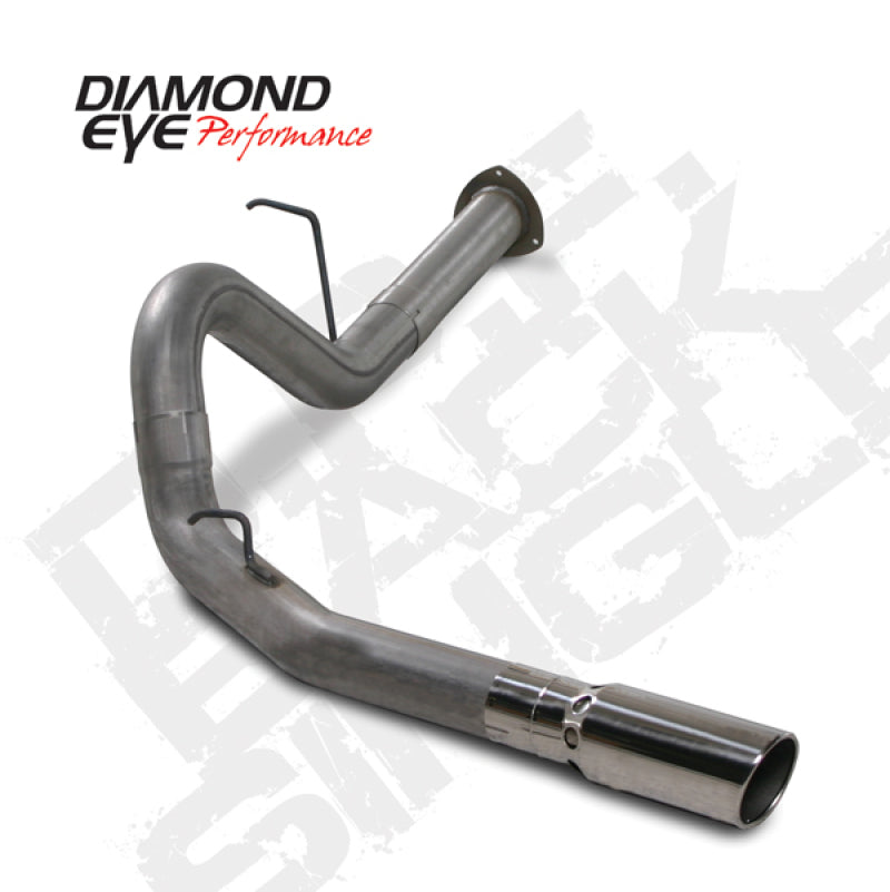 Diamond Eye KIT 4in DPF-BACK Single SS 07.5-10 CHEVY 6 6L 2500/3500 PCKGD BX46X14X14OD EL-PL DPF Back Diamond Eye Performance