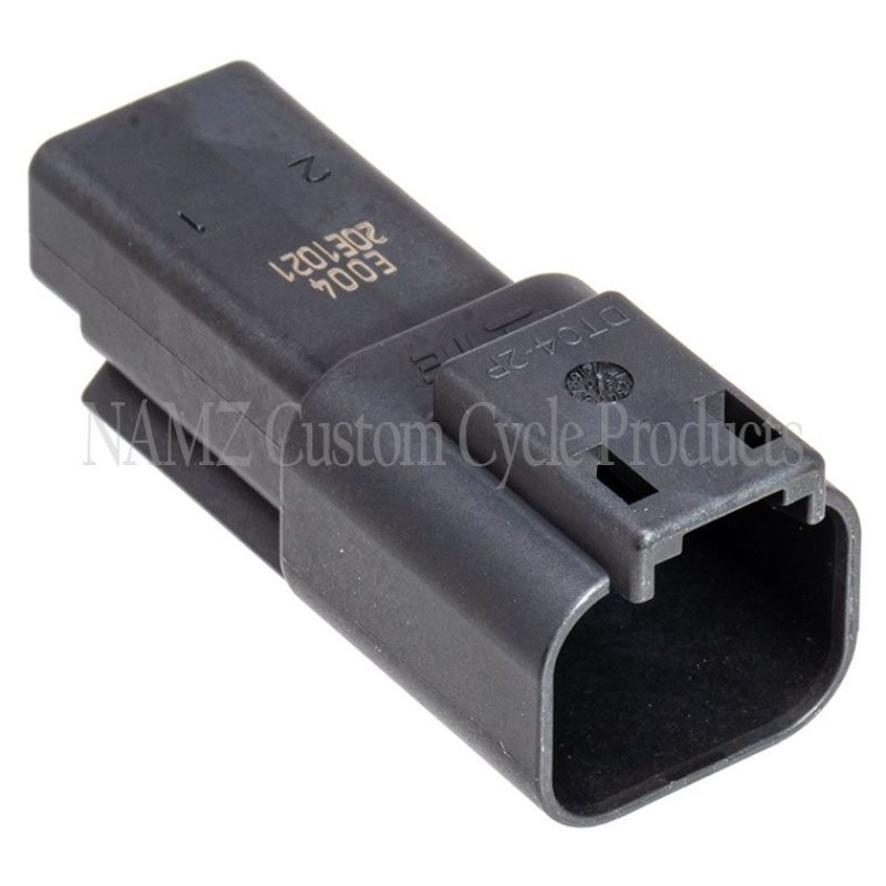 NAMZ Deutsch DT Series 2-Wire Receptacle & Wedgelock - Black (HD 72102-94BK) Wiring Connectors NAMZ