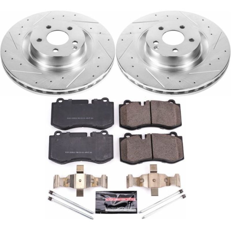 Power Stop 09-14 Mercedes-Benz CL550 Front Z23 Evolution Sport Brake Kit Brake Kits - Performance D&S PowerStop