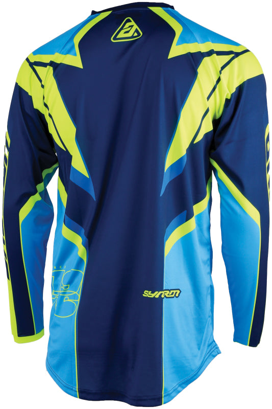 Answer 25 Syncron Envenom Jersey Blue/Hyper Acid - Small Jerseys Answer