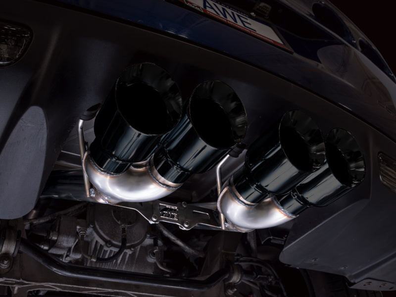 AWE Tuning C6 Chevrolet Corvette Z06/ZR1 Track Edition Axle-Back Exhaust w/ Diamond Black Tips Axle Back AWE Tuning