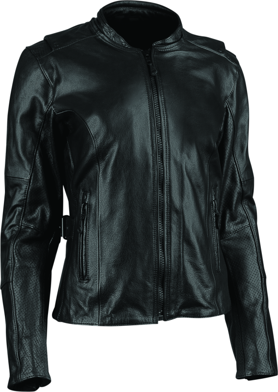 Speed and Strength Throttle Body Leather Jacket Black Womens - Small Jackets - Leather Speed and Strength