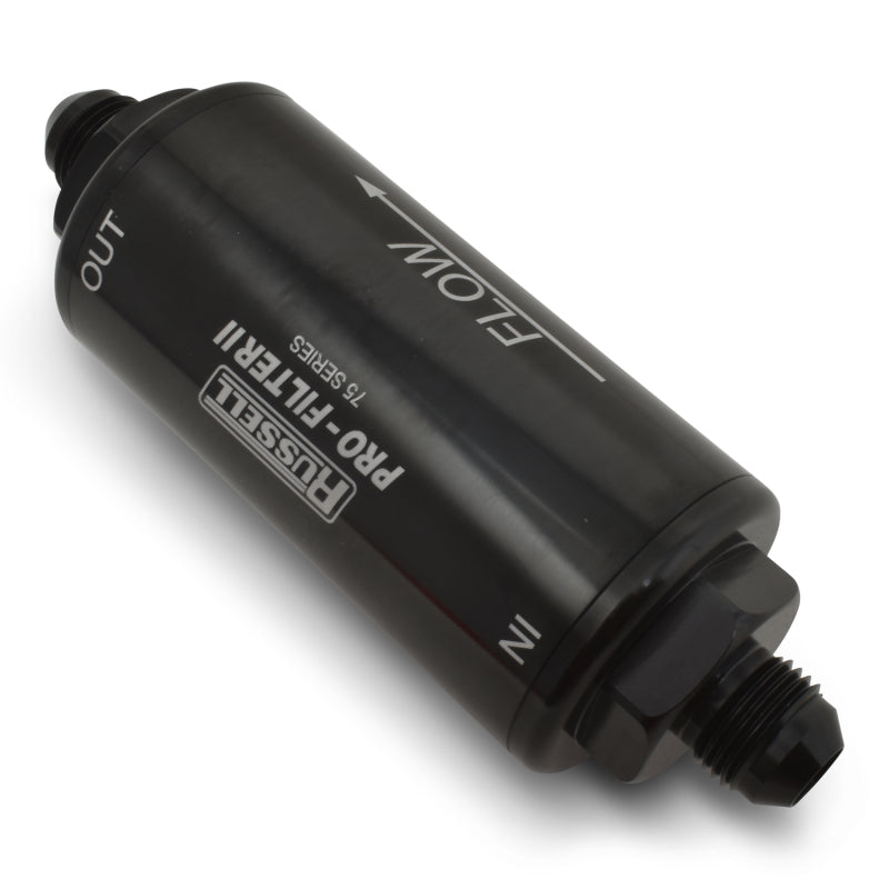 Russell 6An 40 Micron Filter Assembly 75 Series Pro-Filter 2 Fuel Filters Russell