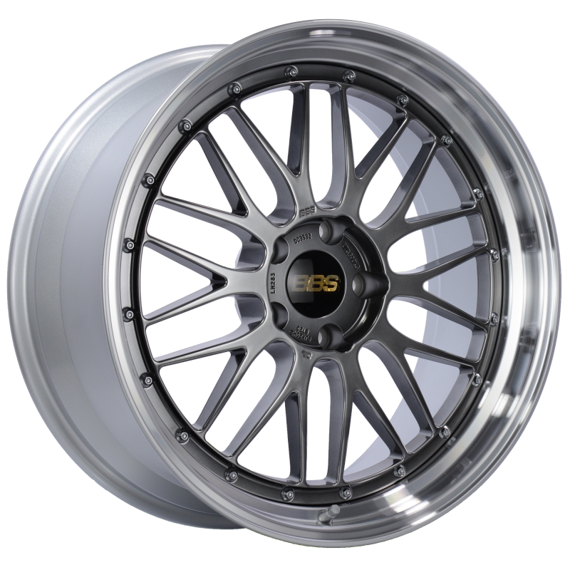 BBS LM 20x9 5x120 ET20 Diamond Black Center Diamond Cut Lip Wheel -82mm PFS/Clip Required Wheels - Forged BBS