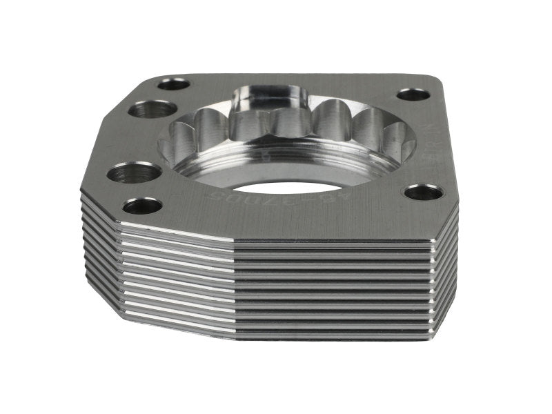 aFe 00-03 Honda S2000 L4 2.0L Silver Bullet Throttle Body Spacer - Silver Throttle Body Spacers aFe
