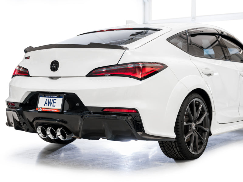 AWE Tuning 2024 Acura Integra Type S DE5 FWD Touring Edition Exhaust w/ Triple Chrome Silver Tips Catback AWE Tuning