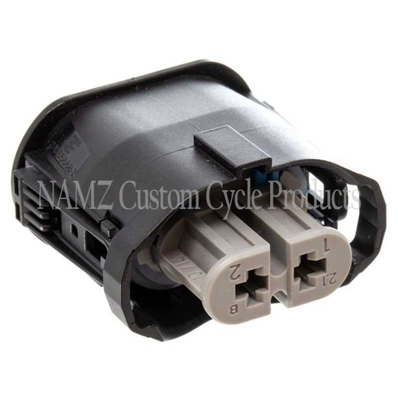 NAMZ V-Twin VROD Models OEM Headlight Connector (Gray) w/Wire Seals & Terminals (HD 72450-01) Wiring Connectors NAMZ
