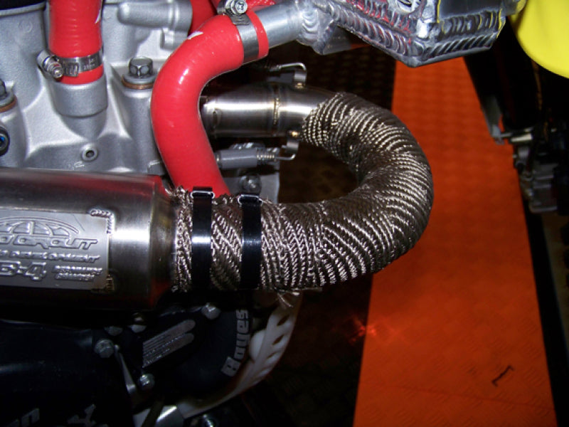 Mishimoto 2 inch x 35 feet Heat Wrap with Stainless Locking Tie Set Exhaust Wrap Mishimoto