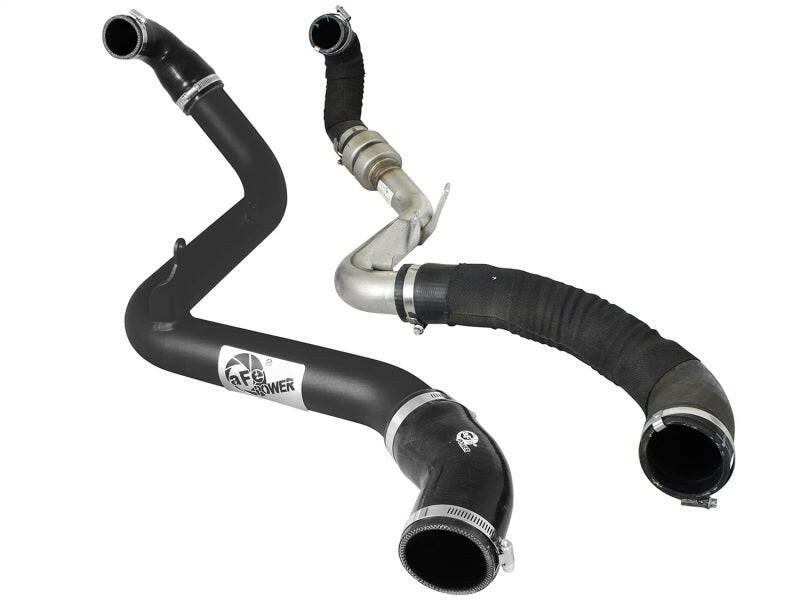 aFe Bladerunner 2.5in Intercooler Hot Side Tubes, 13-14 Ford Focus ST 2.0L (t) *Black* Intercoolers aFe