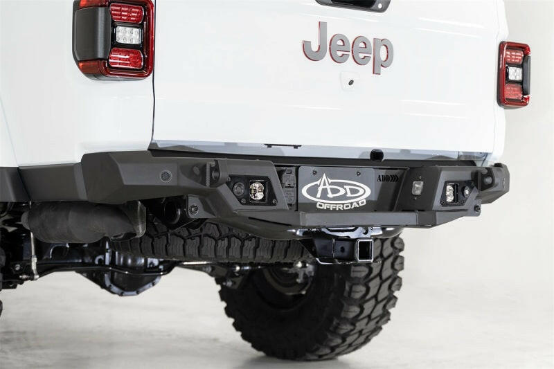 Addictive Desert Designs 2020 Jeep Gladiator JT Stealth Fighter Rear Bumper Bumpers - Steel Addictive Desert Designs