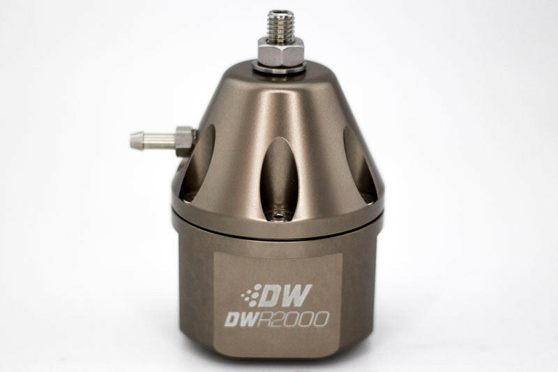 DeatschWerks DWR2000 Adjustable Fuel Pressure Regulator - Titanium Fuel Pressure Regulators DeatschWerks
