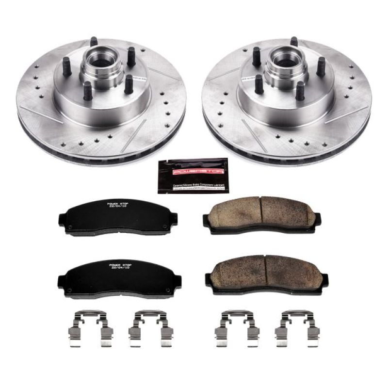 Power Stop 10-11 Ford Ranger Front Z23 Evolution Sport Brake Kit Brake Kits - Performance D&S PowerStop
