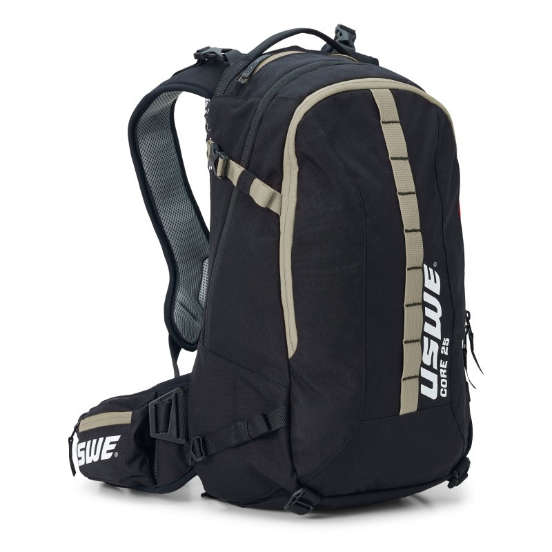 USWE Core Dirt Biking Daypack 25L - Black/Mudgreen Bags - Backpacks USWE