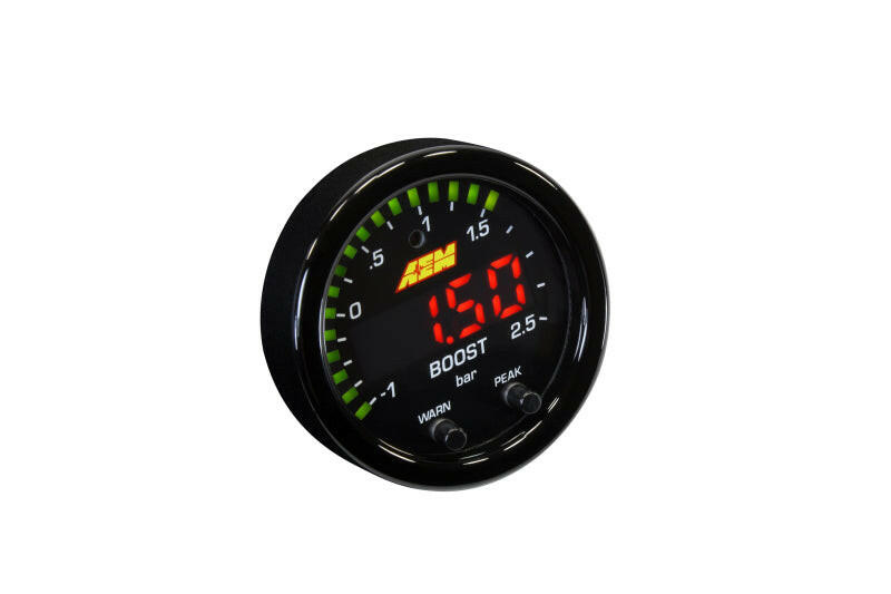 AEM X-Series Boost Pressure -30inHg 35psi Gauge Gauges AEM