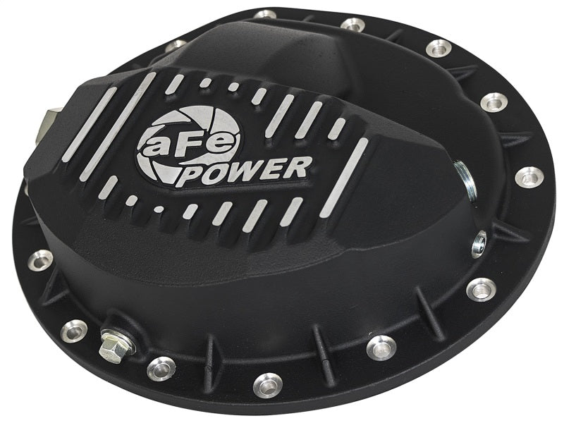 aFe Power Pro Series Rear Differential Cover Black w/Machined Fins 16-17 Nissan Titan XD(AAM 9.5-14) Diff Covers aFe