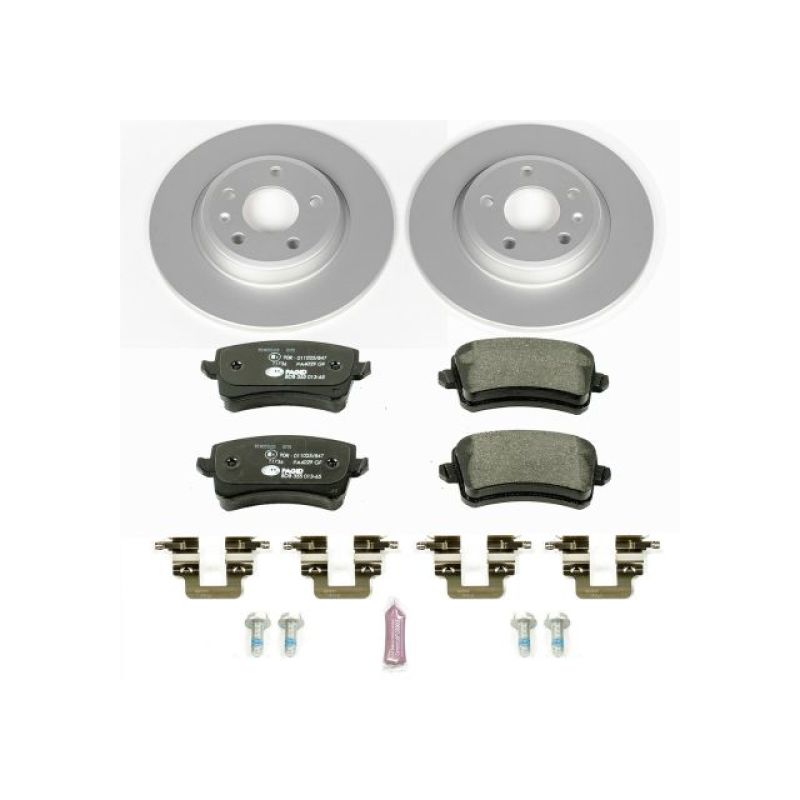Power Stop 09-16 Audi A4 Rear Euro-Stop Brake Kit Brake Kits - OE PowerStop