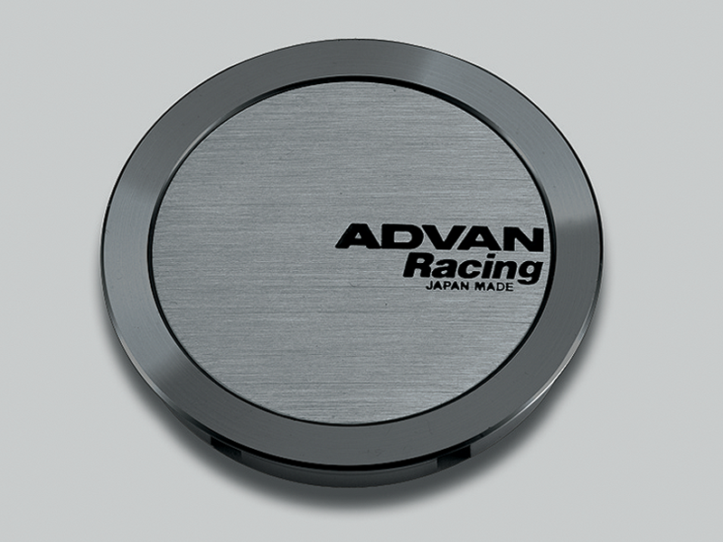 Advan 63mm Full Flat Centercap - Hyper Black Wheel Center Caps Advan