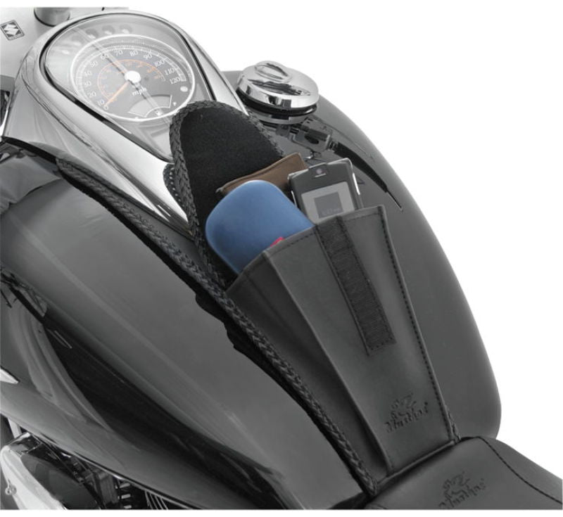 Mustang 05-08 Suzuki VL800 Volusia, Boulevard C50 Tank Bib - Black Tank Bibs Mustang Motorcycle