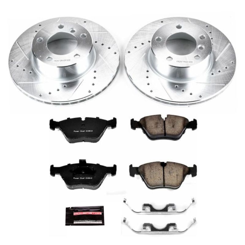 Power Stop 01-03 BMW 525i Front Z23 Evolution Sport Brake Kit Brake Kits - Performance D&S PowerStop
