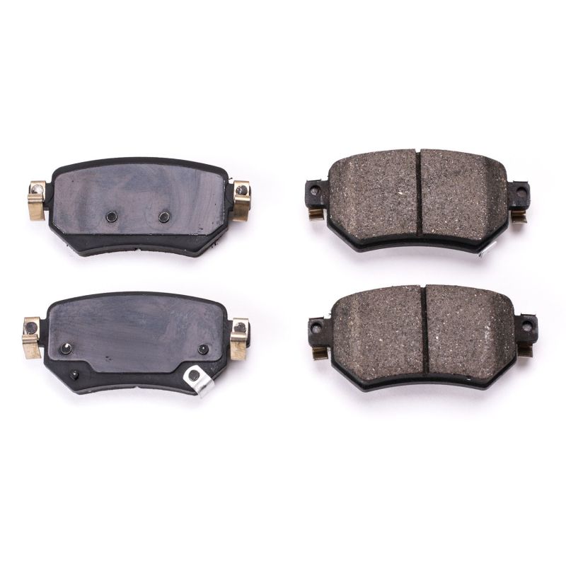 Power Stop 16-19 Mazda 6 Rear Z17 Evolution Ceramic Brake Pads w/Hardware Brake Pads - OE PowerStop