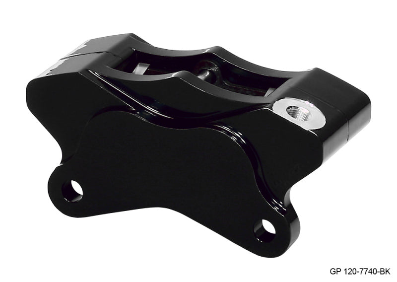 Wilwood Caliper-GP310 Black Rear 1.25in Pistons .25in Disc Brake Calipers - Perf Wilwood