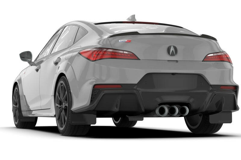 Rally Armor 23-25 Acura Integra A-Spec Black UR Mud Flap W/Red Logo (No Drilling Req.) Mud Flaps Rally Armor